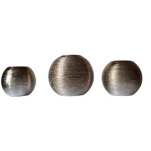 Drew DeRose Ceramic Spun Ball Votive Tea Light Candle Holder